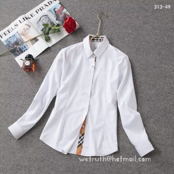 Burberry Woman Check Cotton Shirts Z2508