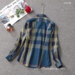 Burberry Woman Check Cotton Shirts Z2501 - Image 6