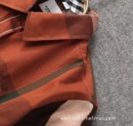 Designer Woman Clothes Burberry Woman Check Cotton Shirt S8211 - Image 3