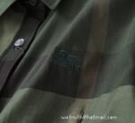 Designer Woman Clothes Burberry Woman Check Cotton Shirt S8210 - Image 4