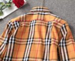 Designer Woman Clothes Burberry Woman Check Cotton Shirt S8202 - Image 3