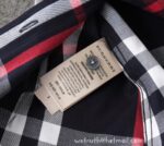 Designer Woman Clothes Burberry Woman Check Cotton Shirt S8201 - Image 2