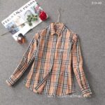 Burberry Woman Check Cotton Shirts Z2509 - Image 6