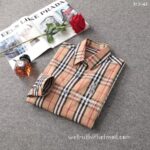 Burberry Woman Check Cotton Shirts Z2509