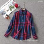 Luxury Shirt Burberry Woman Cotton check shirts G1907