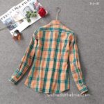 Luxury Shirt Burberry Woman Cotton check shirts G1905 - Image 5