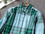 Luxury Shirt Burberry Woman Cotton check shirts G1903 - Image 3