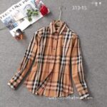 Luxury Shirt Burberry Woman Cotton check shirts G1901