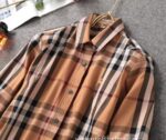 Luxury Shirt Burberry Woman Cotton check shirts G1901 - Image 2