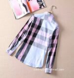 Luxury Shirt Burberry Woman Cotton check shirts G1912 - Image 8