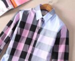 Luxury Shirt Burberry Woman Cotton check shirts G1912 - Image 6