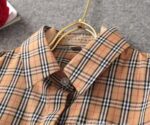 Luxury Shirt Burberry Woman Cotton check shirts G1913 - Image 4