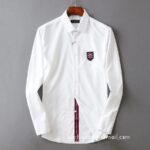 Gucci Mens Cotton Shirts Luxury man wear 9042