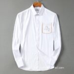 Hermes shirt Mens classic Cotton wear N4812 - Image 5